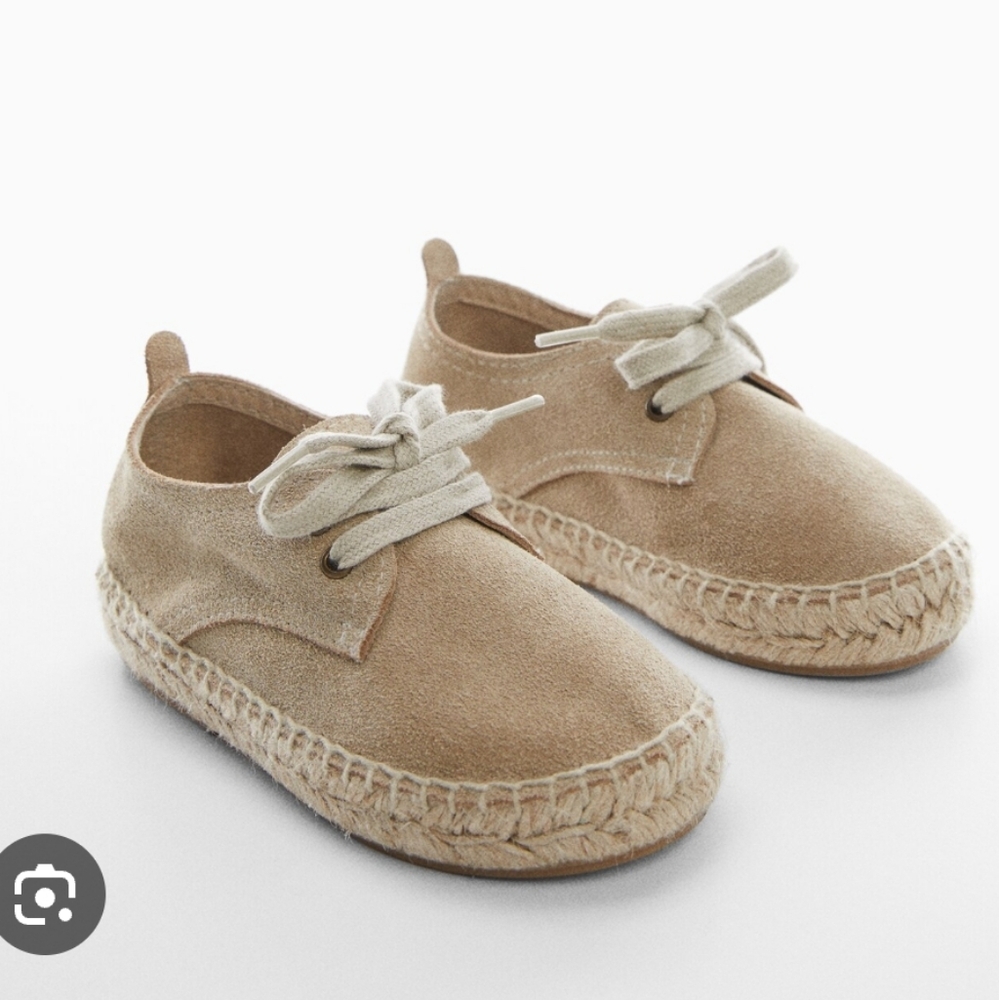 Kids MANGO Tan Suede Shoes
